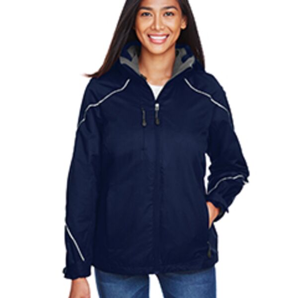Angle Ladies' 3-In-1 Jacket With Bonded Fleece Liner Thumbnail