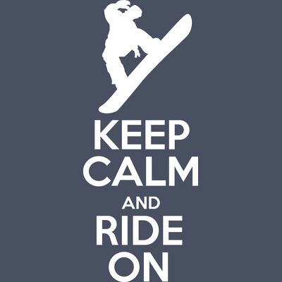 SK708 KEEP CALM AND RIDE ON Thumbnail