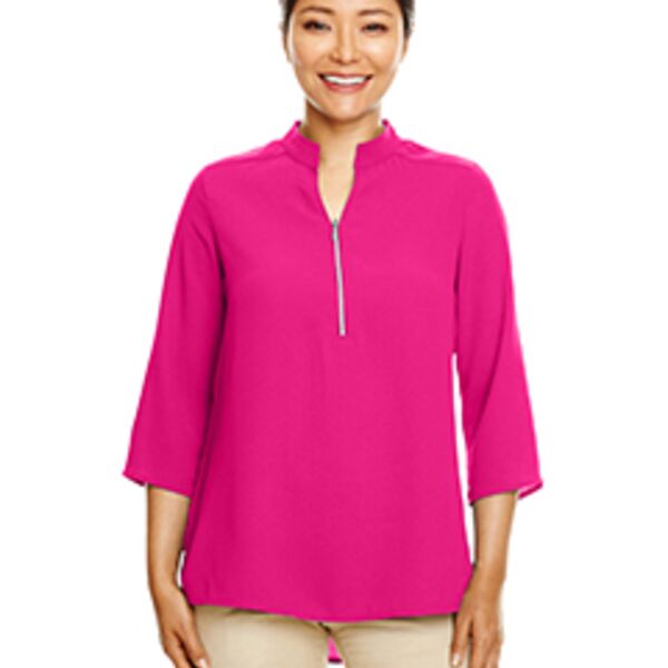 Ladies' Perfect Fit™  Three-Quarter Sleeve Crepe Tunic Thumbnail