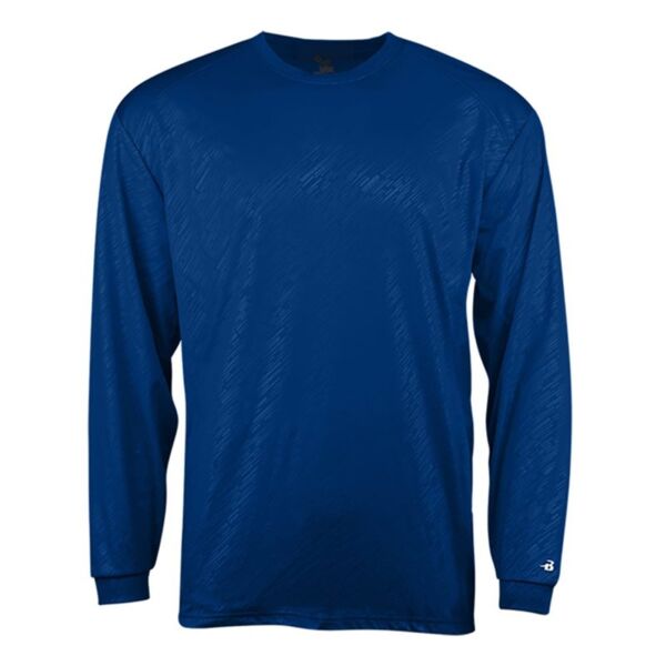 Line Embossed Long Sleeve T-Shirt Thumbnail