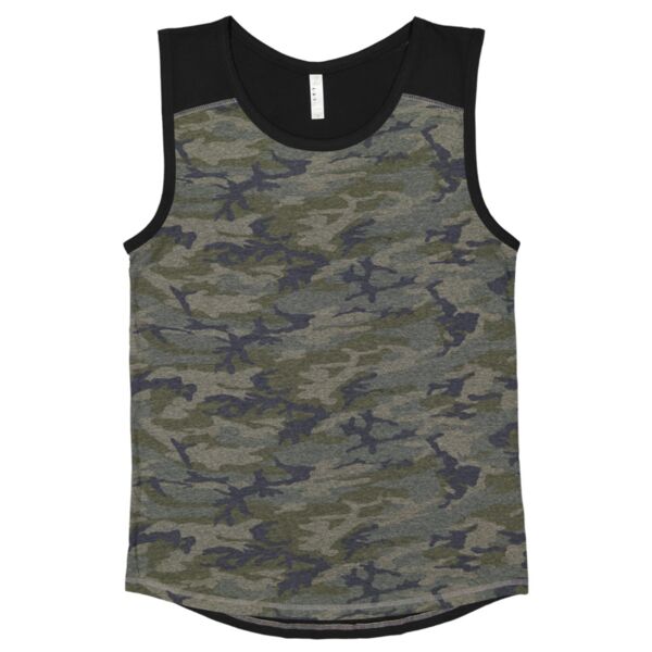 Men's Contrast Back Fine Jersey Tank Thumbnail