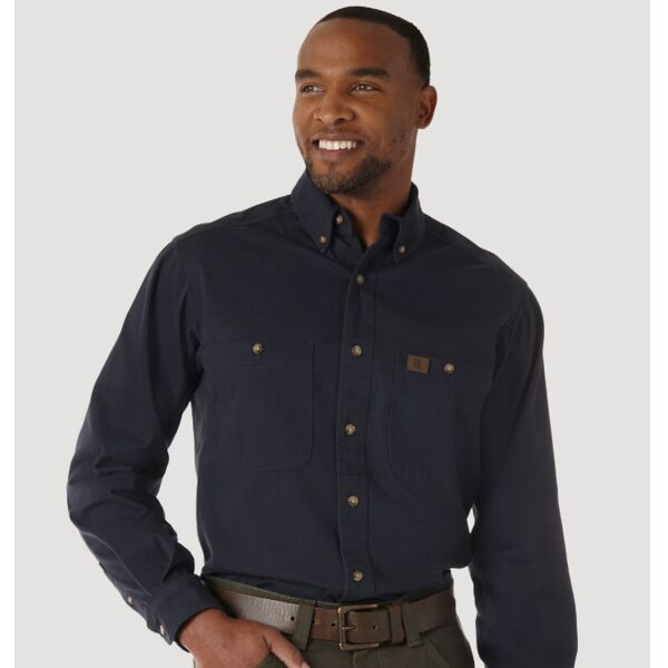Wrangler Riggs Workwear Long Sleeve Twill Work Shirt Thumbnail