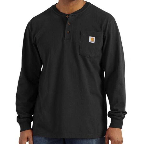 Workwear Long-Sleeve Henley T-Shirt - Tall Thumbnail