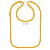 Infant Contrast Trim Terry Bib Thumbnail